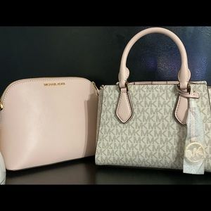 Michael kors small daria 2 in 1 crossbody satchel